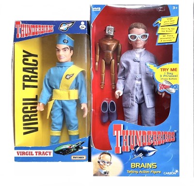 Lot 53 - A pair of boxed Thunderbirds figurines, to...