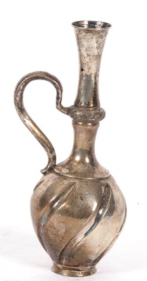 Lot 148 - Late 19th Century Russian silver wine ewer,...