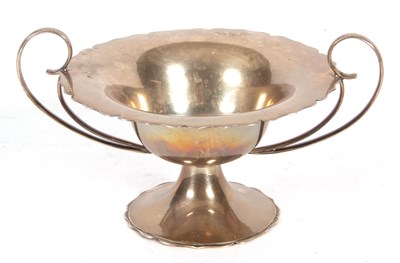 Lot 224 - Edward VII silver twin handled sweetmeat dish...