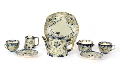 Lot 46 - Moorcroft Florian Tea for Two