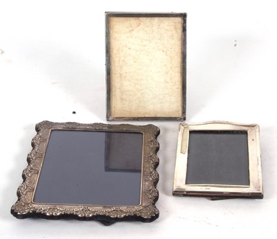 Lot 254 - Hallmarked silver photograph frame of...