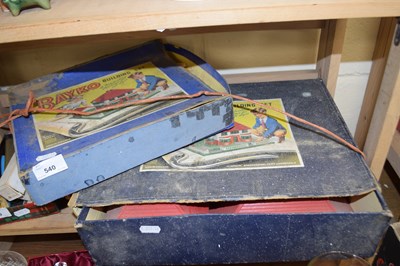 Lot 540 - Two Bayko building sets (not checked for...