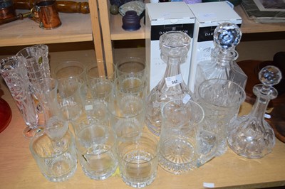 Lot 562 - Mixed Lot: Various drinking glasses, decanters...