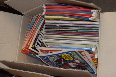Lot 605 - One box of various assorted records and...