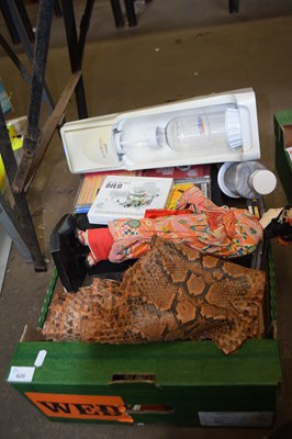 Lot 629 - Box of mixed items to include Soda Stream cool,...