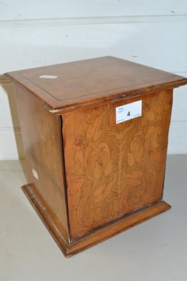 Lot 4 - Small late 19th Century table top box with Art...