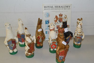 Lot 8 - Collection of Royal Heraldry Beast and Badges...