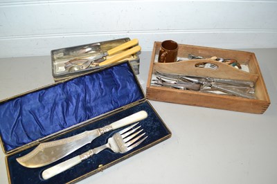 Lot 22 - Mixed Lot: Various assorted cutlery to include...