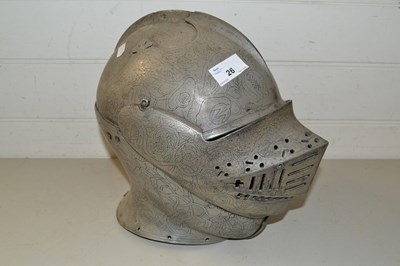 Lot 26 - Reproduction Tower of London Knights helmet