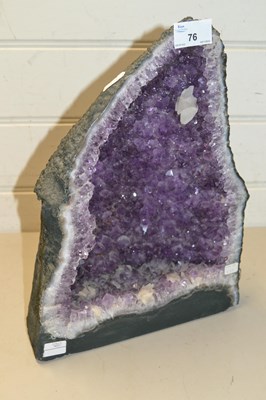Lot 76 - Amethyst polished Geode mineral sample