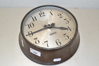 Lot 100 - Vintage Gents of Leicester wall clock