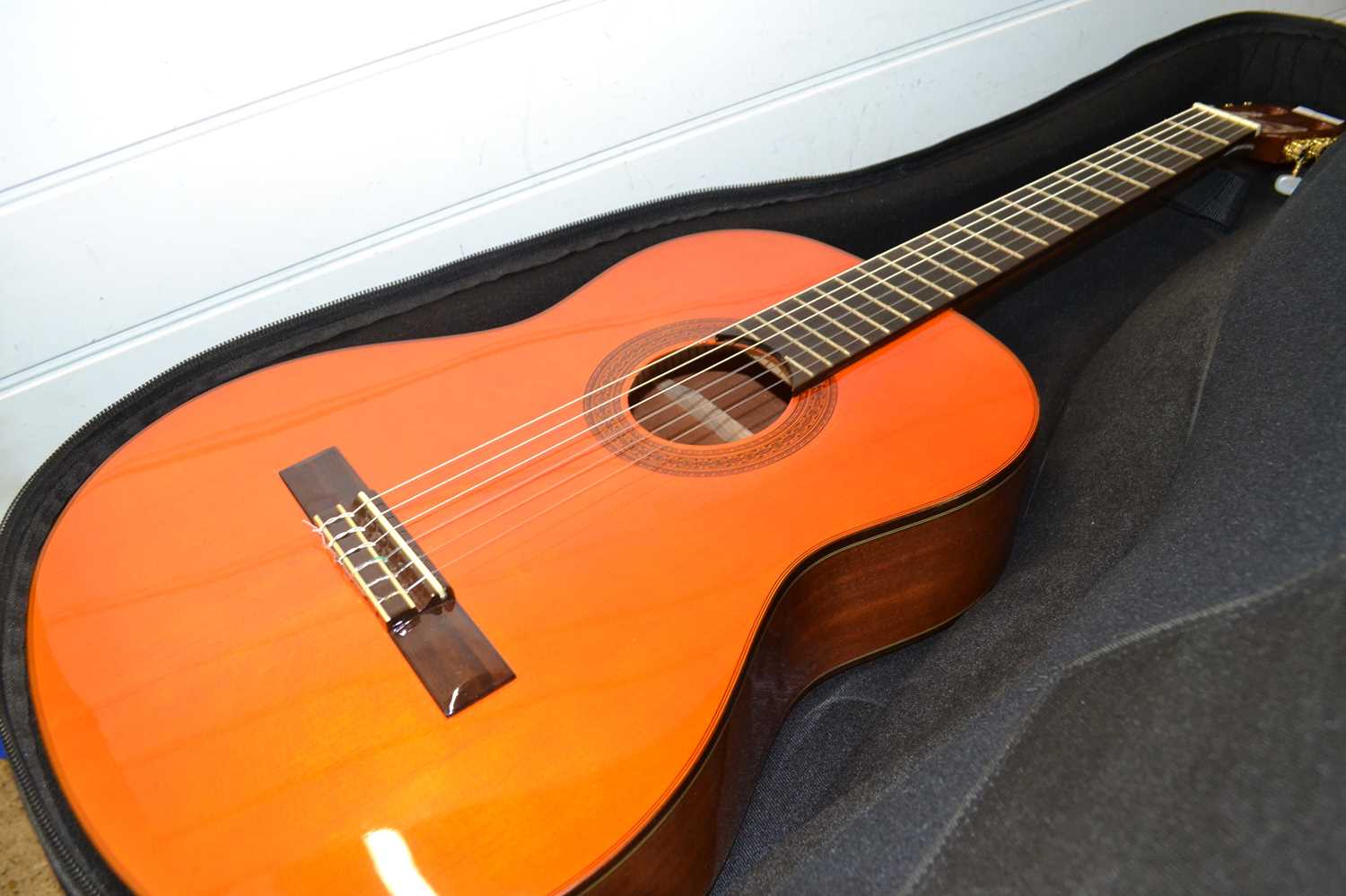 Lot 95 - Angel Lopez handmade solid top classic guitar...