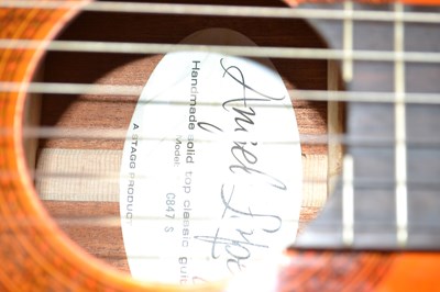 Lot 95 - Angel Lopez handmade solid top classic guitar...