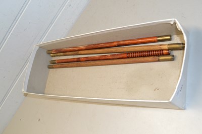 Lot 103 - Box of gun cleaning rods