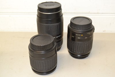 Lot 112 - Mixed Lot: Assorted camera lenses to include...