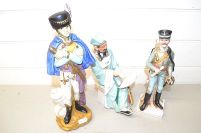 Lot 119 - Mixed Lot: Two model soldiers and an Oriental...
