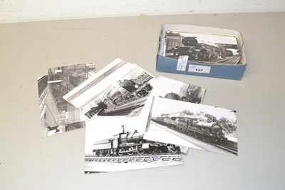 Lot 127 - Quantity of photographs, locomotive and...