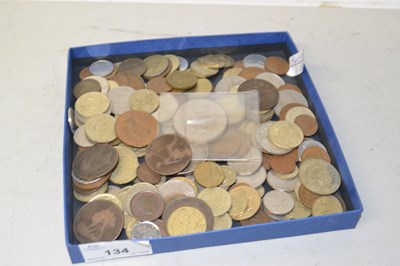 Lot 134 - Box of various mixed coinage