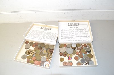 Lot 149 - Two boxes of various assorted World coinage