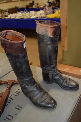 Lot 275 - Pair of vintage riding boots