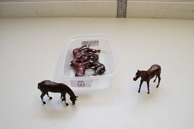 Lot 143 - COLLECTION OF DIE-CAST MODEL HORSES