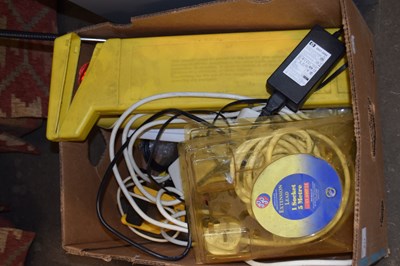 Lot 817 - One box of various assorted electrical cable etc