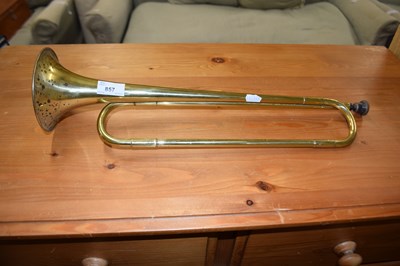 Lot 857 - Brass bugel