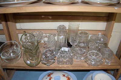 Lot 507 - Collection of various mixed glass wares