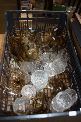 Lot 621 - Box of various assorted drinking glasses