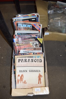 Lot 639 - One box of magazines to include International...