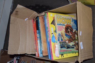 Lot 645 - One box of books to include children's annuals