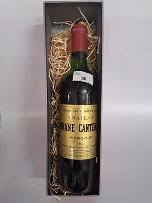 Lot 50 - 1 Bt 1971 Ch Brane Cantenac, Grand Cru, Margaux