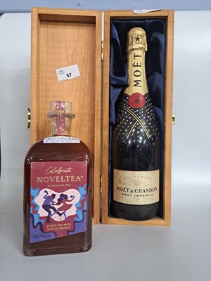 Lot 57 - 1 Bt NV Moet Chandon Champagne studded with...