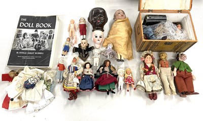 Lot 144 - Quantity of Dolls inc Tibetan Monk