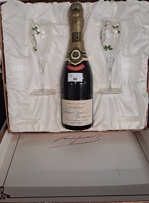 Lot 60 - 1 Bt NV Perrier Jouet Champagne with 2...