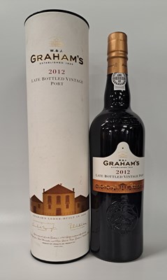 Lot 64 - 1 Bt 2012 grahams LB Vintage port (in gift tube)