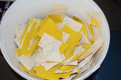 Lot 717 - Large quantity of yellow sand paper