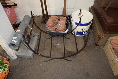 Lot 726 - Metal log stand