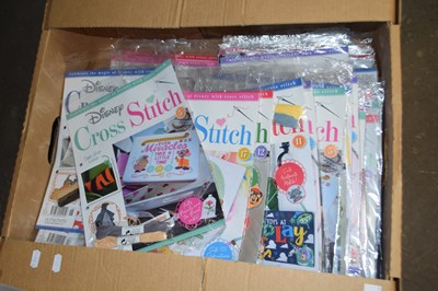 Lot 734 - Box of Disney Cross Stitch magazines