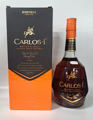 Lot 80 - 1 Litre Carlos I Solera Gran Reserva Brandy...