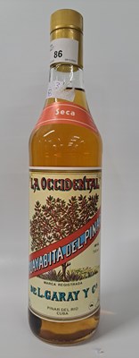 Lot 86 - 1 Bt La Occidental Seca Cuban Rum 40%