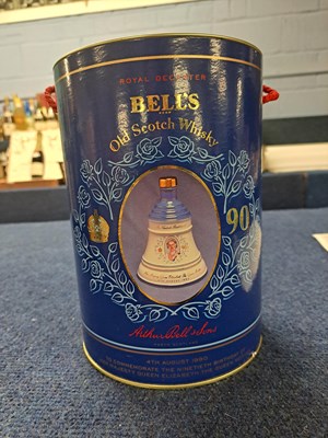 Lot 88 - 1 Bt 1990 Bells Decanter for Queen Mothers...