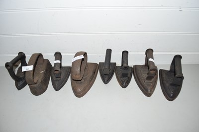 Lot 12 - Eight various flat irons