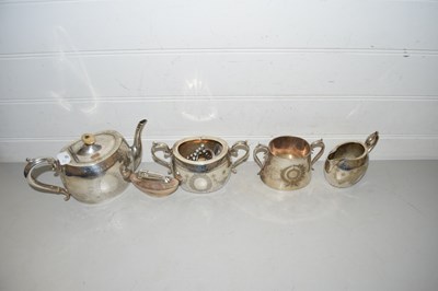 Lot 28 - Mixed Lot: Silver plated tea set, table...