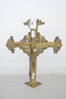 Lot 44 - Brass crucifix