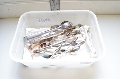 Lot 151 - COLLECTION OF SILVER PLATED SUGAR TONGS