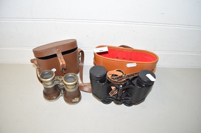 Lot 88 - Two pairs of cased binoculars