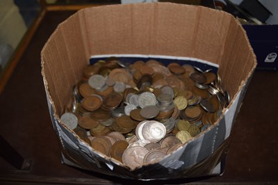 Lot 134 - Large box of British copper coinage