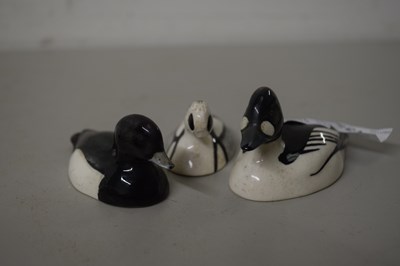 Lot 137 - Collection of three Beswick model ducks,...