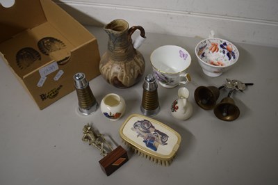 Lot 137A - Mixed Lot: Dressing table brush, small bells,...